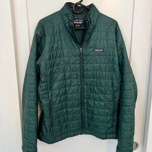 Patagonia men's L nanopuff green